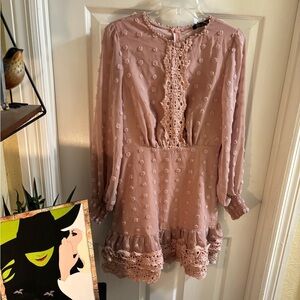 Wicked Glinda Good Witch Popular Pink Dress, Size M, NWT